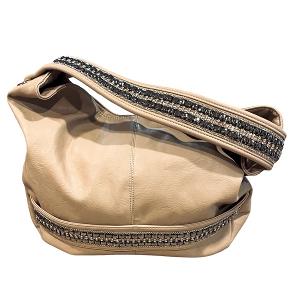 Charming Charlie Handbags - ***SOLD***. Charming Charlie Rhinestone Embellished Strapped Shoulder Bag